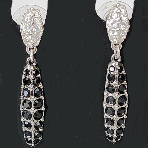 Swarovski Crystal Dangle Earrings - Picture 2 of 6